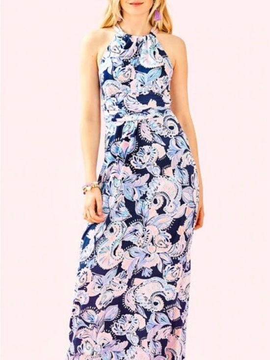 Lilly Pulitzer Dresses & Skirts - Lilly Pulitzer Martina Halter Maxi Dress